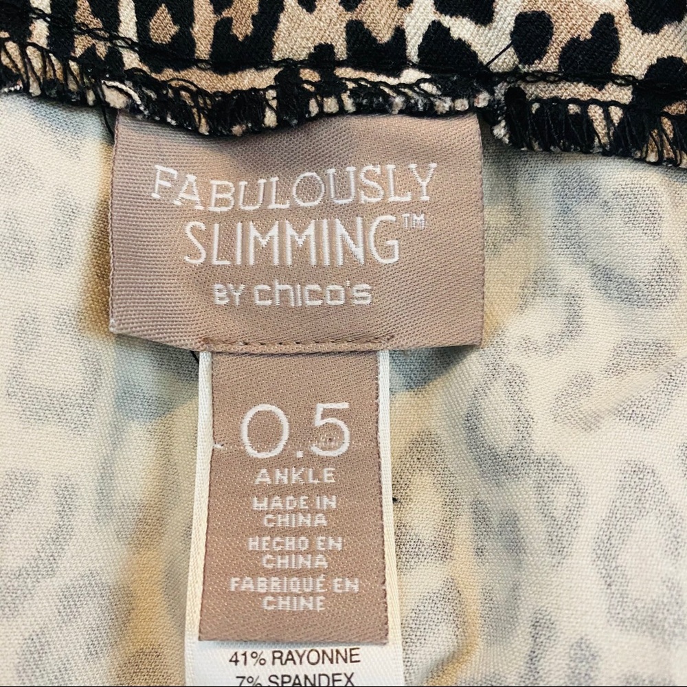 Chico’s Chetah Print Jeans - Picture 5 of 7